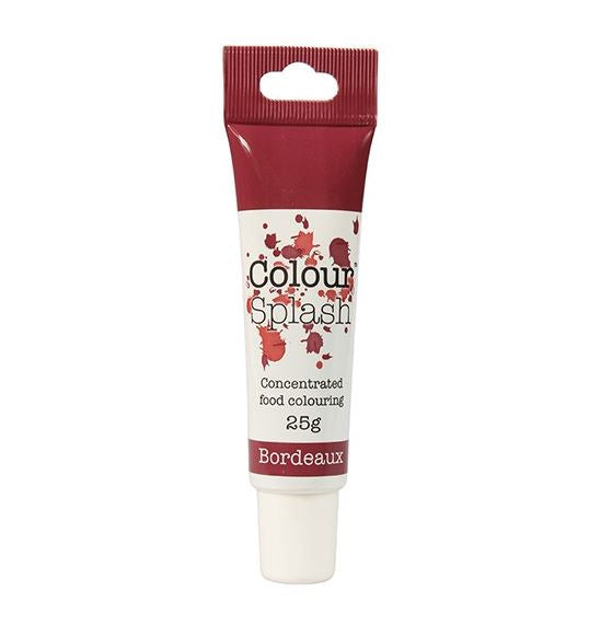 Bordeaux Colour Splash Gel 25g Food Colouring Colour Splash