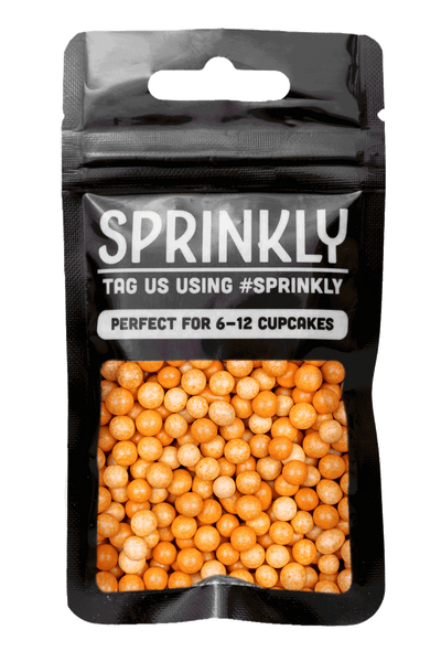 Chocolate Balls - Orange - (Small/6mm) Sprinkles SPRINKLY