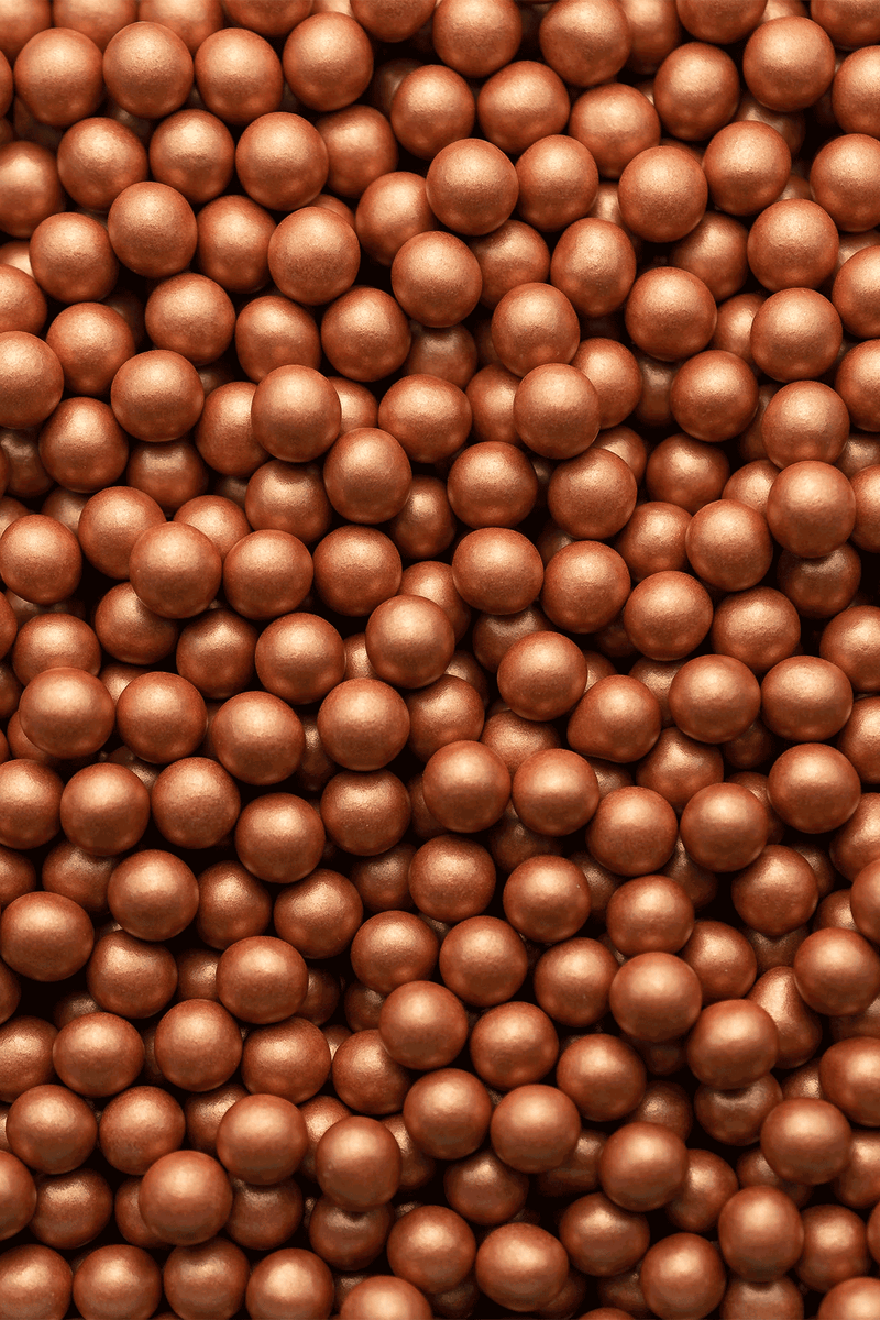 Chocolate Balls - Pearlescent Bronze/Copper - (Large/10mm) Sprinkles SPRINKLY