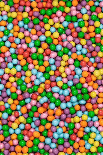 Chocolate Balls - Rainbow - (Small/6mm) Sprinkles SPRINKLY