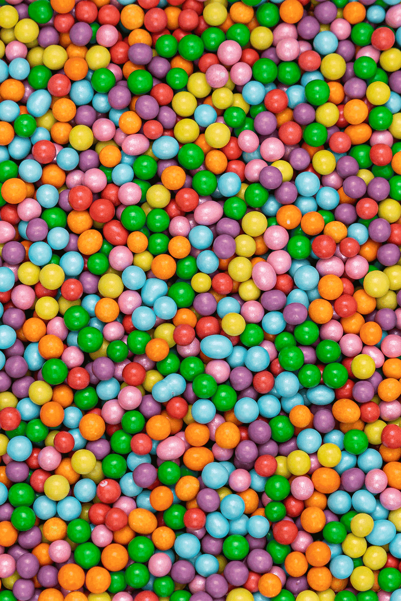 Chocolate Balls - Rainbow - (Small/6mm) Sprinkles SPRINKLY