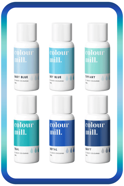 Colour Mill Oil Based Colouring - 20ml - 6 Pack - Blue Colour Mill