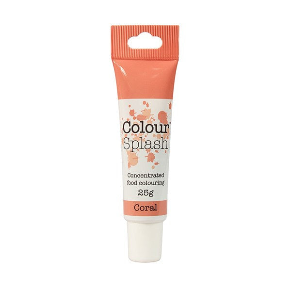 Coral Colour Splash Gel 25g Food Colouring Colour Splash