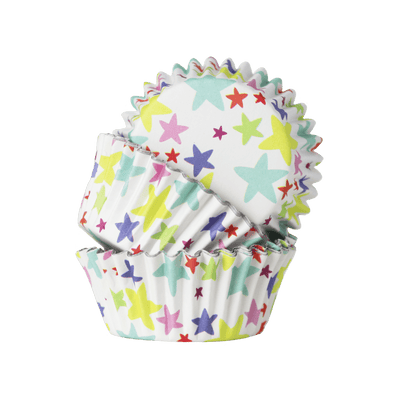 Cupcake Cases - Star Blast - 30 Pack Cupcake Cases PME