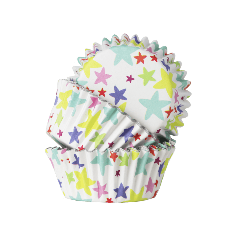 Cupcake Cases - Star Blast - 30 Pack Cupcake Cases PME