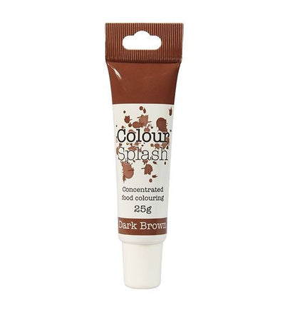 Dark Brown Colour Splash Gel 25g Food Colouring Colour Splash