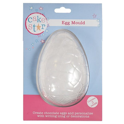 Easter Egg Shell Mould - Medium Cake Tool Cake Star