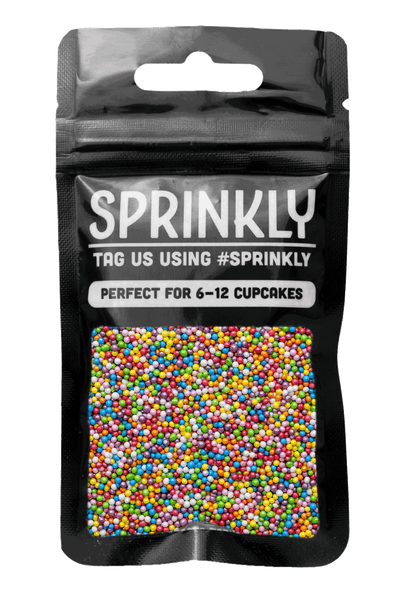 Glimmer 100's & 1000's - Rainbow Sprinkles Sprinkly 30g Sample Packet