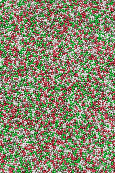 Glimmer 100's & 1000's - Red, White, Green & Silver Sprinkles Sprinkly 