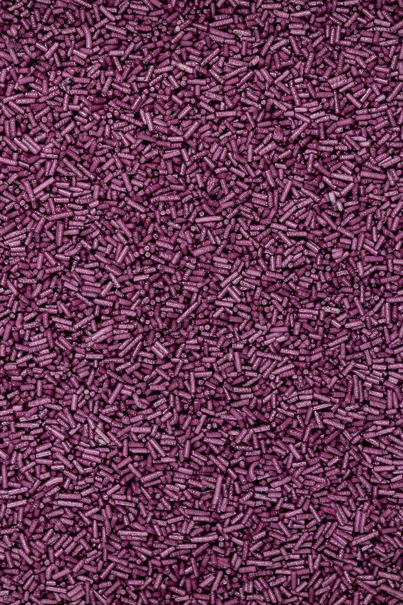 Glimmer Strands - Aubergine (No E171) Sprinkles SPRINKLY