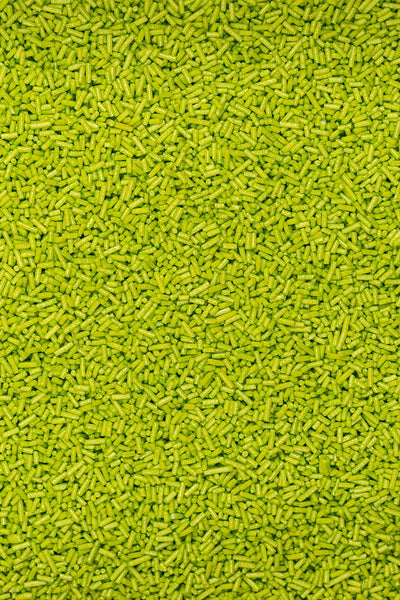 Glimmer Strands - Lime Green (No E171) Sprinkles SPRINKLY