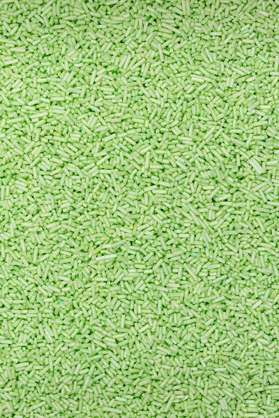 Glimmer Strands - Pastel Green (No E171) Sprinkles SPRINKLY