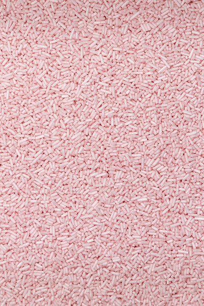 Glimmer Strands - Pastel Pink (No E171) Sprinkles SPRINKLY