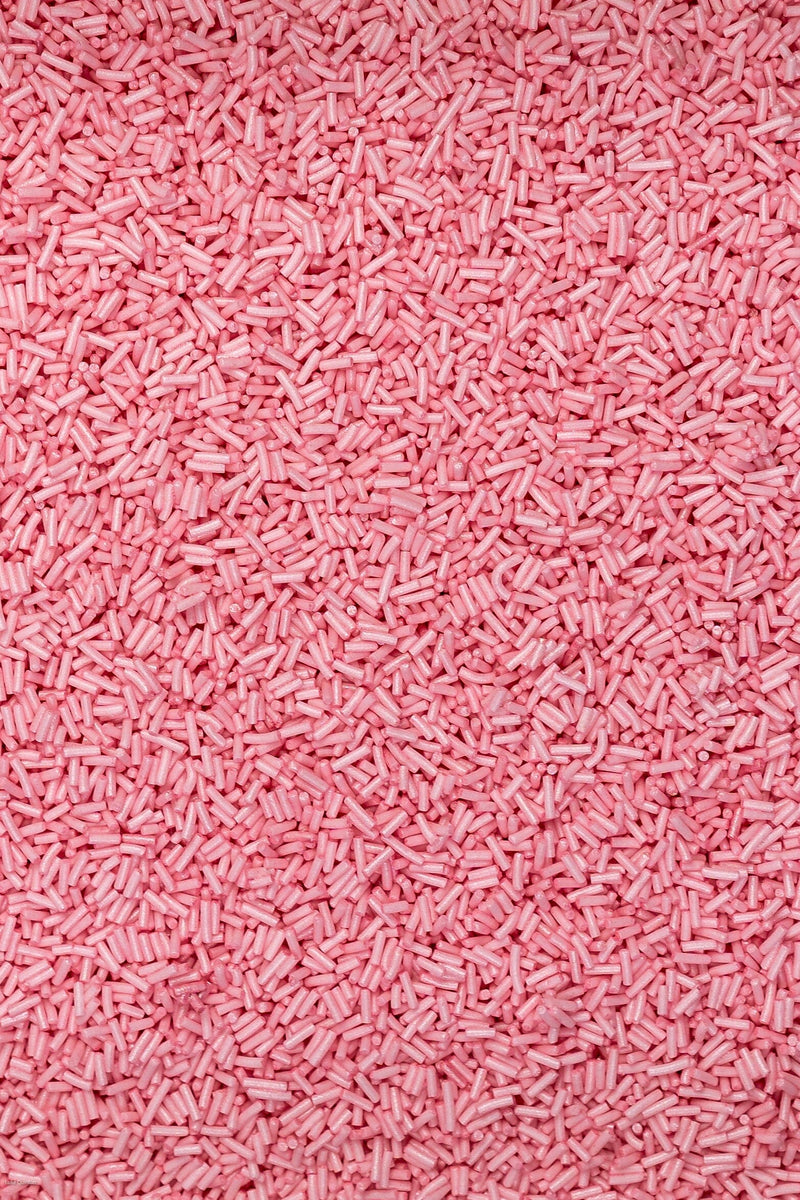 Glimmer Strands - Pink (No E171) Sprinkles SPRINKLY