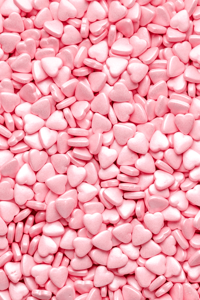 Hearts - Pink Tablet Sprinkles Sprinkly