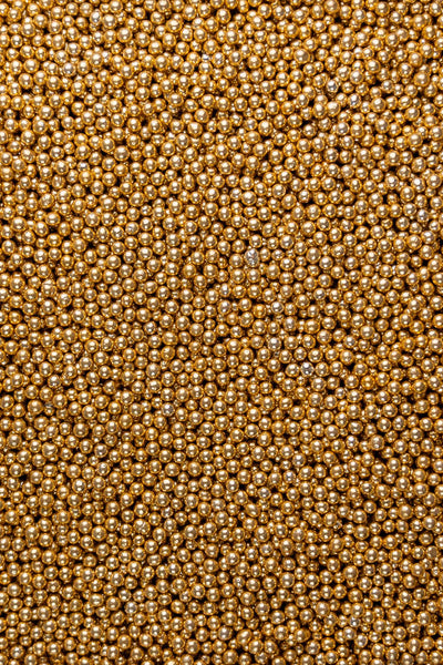 Metallic Pearls - Gold 4mm Sprinkles Sprinkly