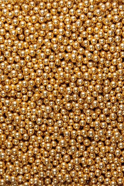 Metallic Pearls - Gold 6mm Sprinkles Sprinkly