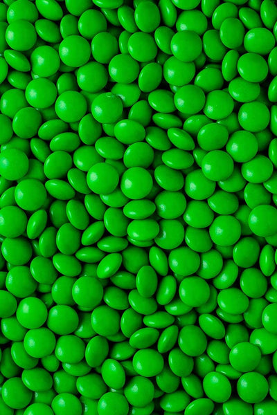 Mini Chocolate Beans - Green Sprinkles Sprinkly