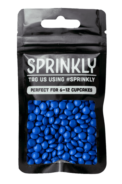 Mini Chocolate Beans - Royal Blue Sprinkles Sprinkly 30g Sample Packet 