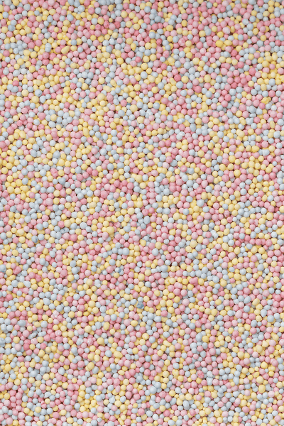 Natural 100's & 1000's - Pink, Yellow & Blue Sprinkles Sprinkly 