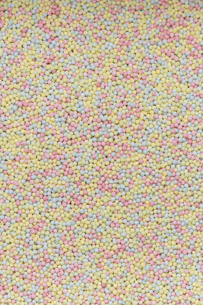 Natural 100's & 1000's - Pink, Yellow, Green & Blue Sprinkles Sprinkly 