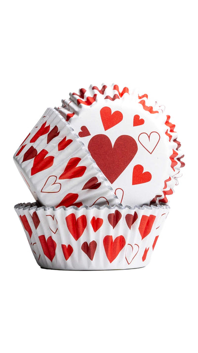 PME - Cupcake Cases - Valentines Hearts - 30 Pack Cupcake Cases PME