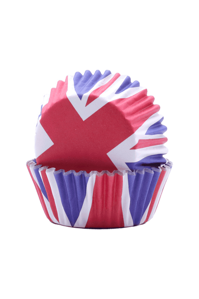 PME - Foil Lined Cupcake Cases - Union Jack Flag - 30 Pack Cupcake Cases PME