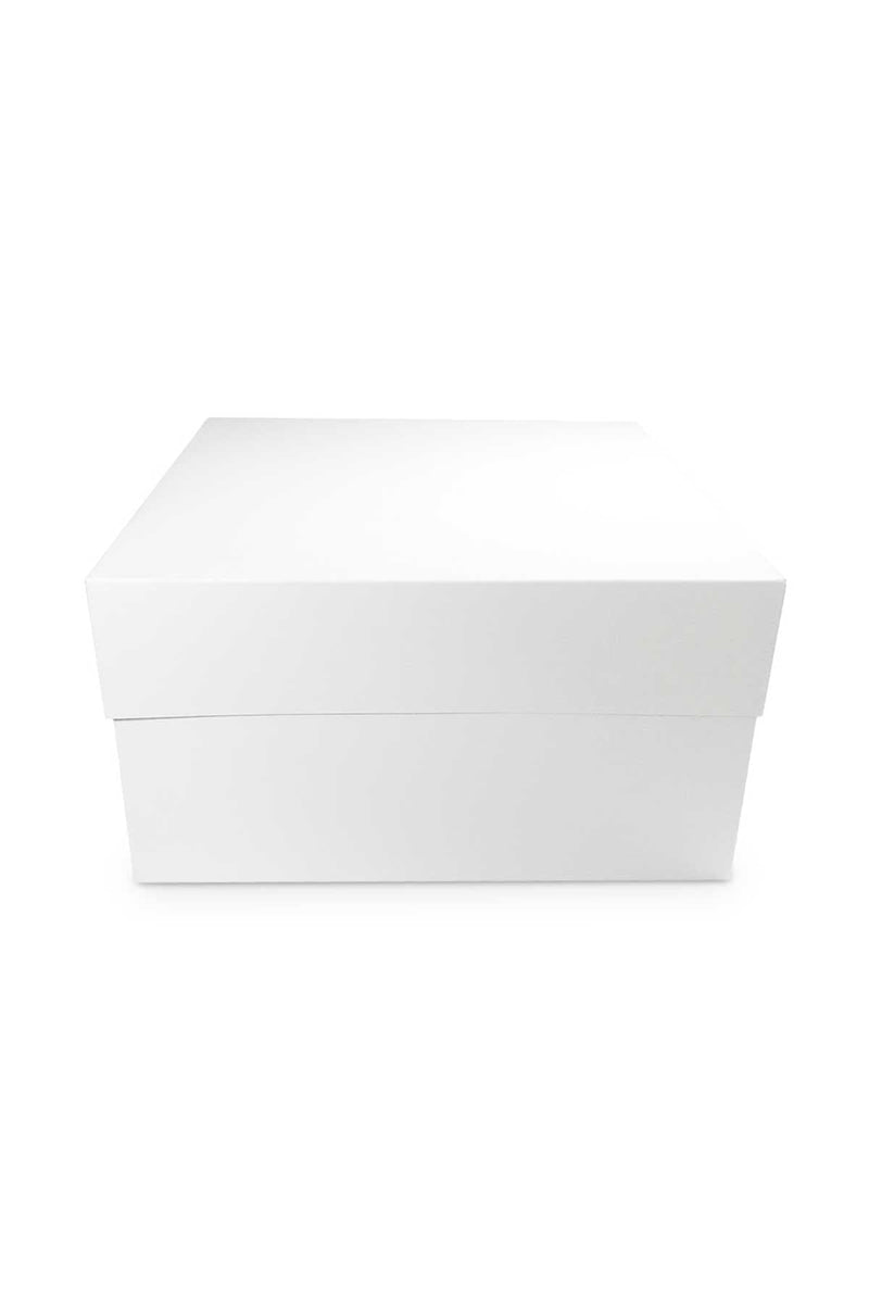 Single White Cake Box & Lid Cake Box Sprinkly 