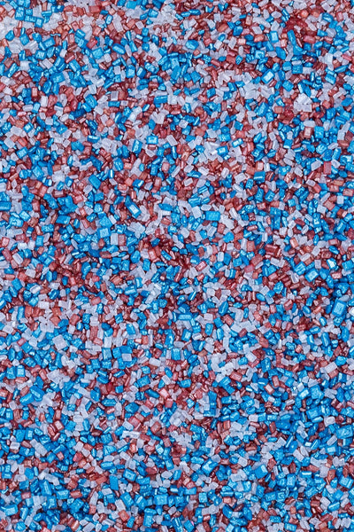 Sparkling Sugar - Red, White & Blue Sprinkles SPRINKLY 