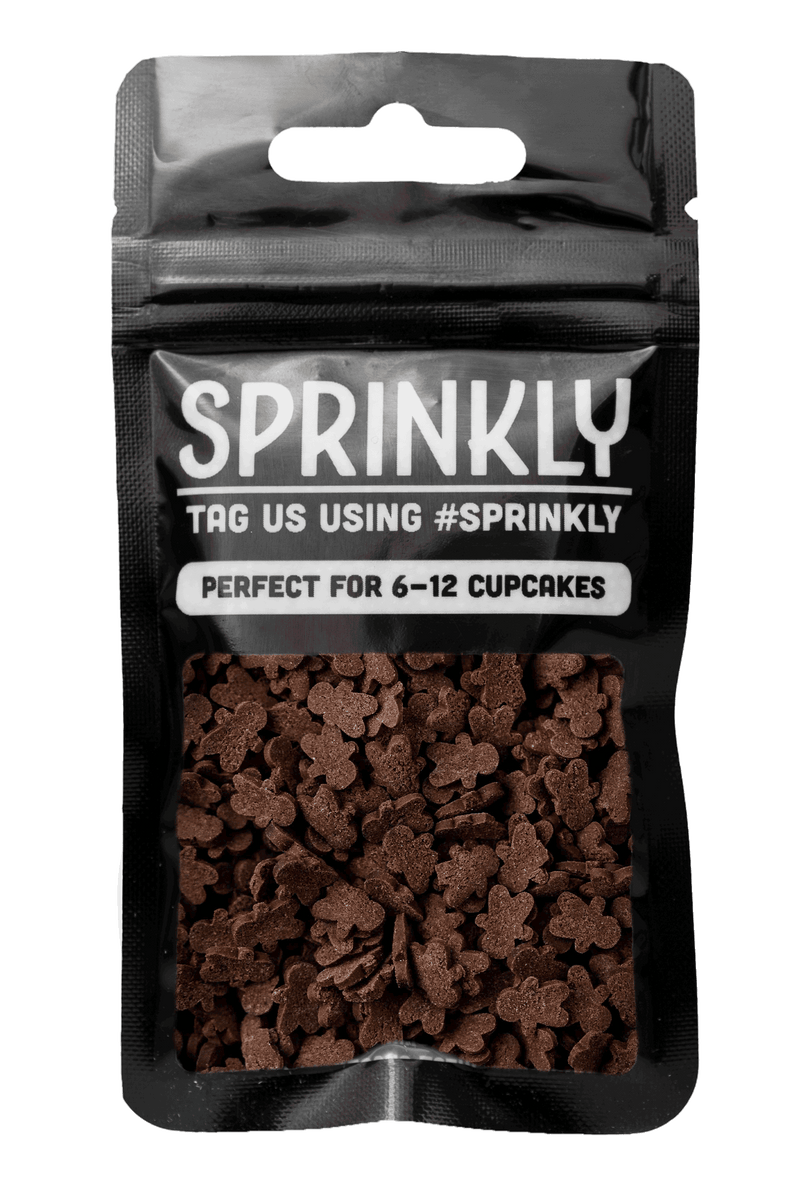 Sprinkle Shapes - Gingerbread Men Sprinkly 