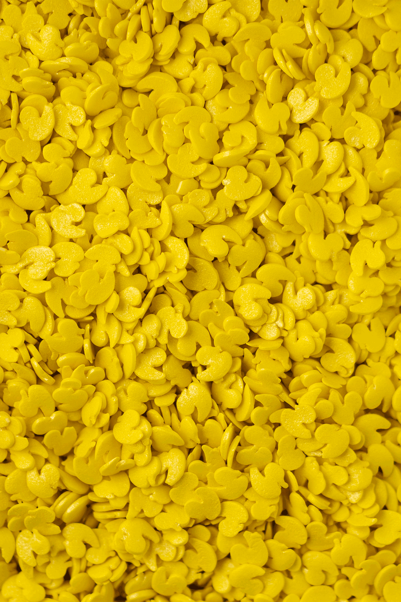 Sprinkle Shapes - Yellow Ducks - 25g Sprinkly