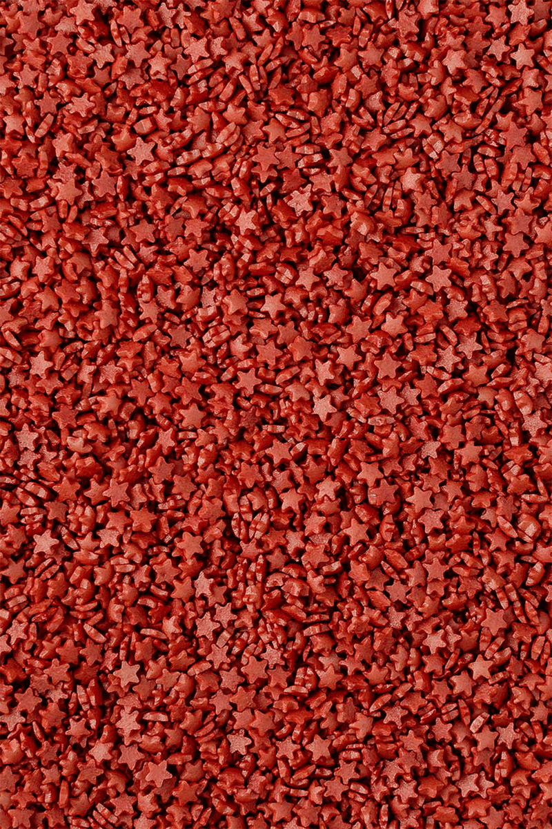 Stars - Glimmer Red (Mini) Sprinkles Sprinkly