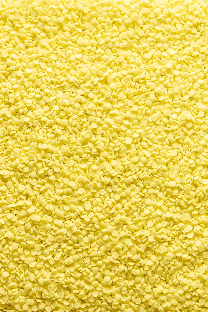 Sugar Confetti - Yellow (Vegan) Sprinkles Sprinkly