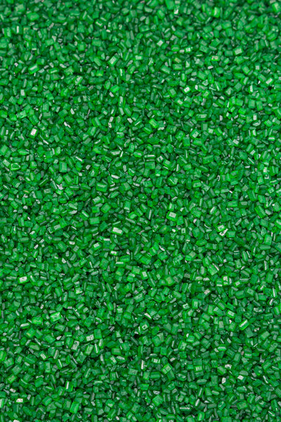 Sugar Crystals - Green Sprinkles Sprinkly