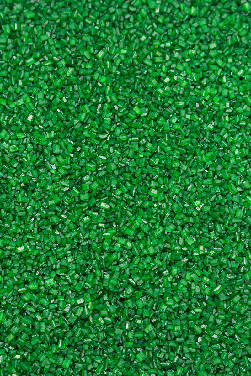 Sugar Crystals - Green Sprinkles Sprinkly