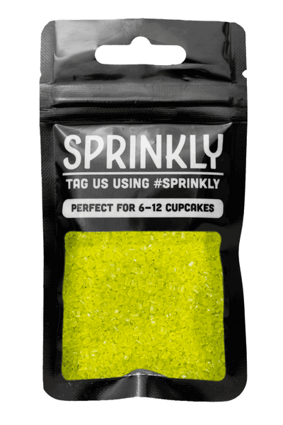 Sugar Crystals - Lime Sprinkles Sprinkly 30g Sample Packet