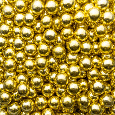 PRE-ORDER: Extra Extra Small Gold Metallic Caviar Sprinkles (2mm)